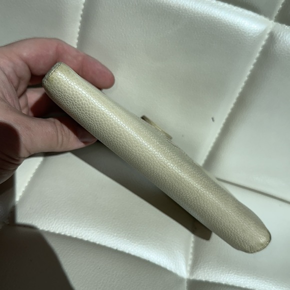 Chanel cream caviar continental long flap wallet clutch - Picture 5 of 13